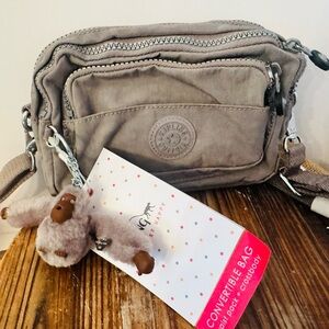 NWT Kipling Convertible Merryl Bag Waist Pack Crossbody 2 in One zipper purse